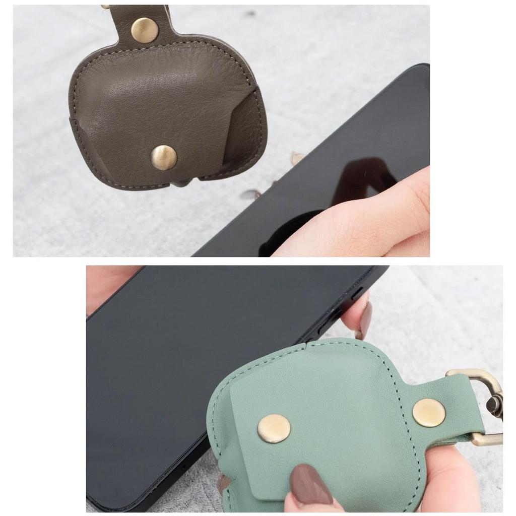 Совместимый с AirPods чехол Совместимый с Pro 2019 1-го поколения и 2022 2-го поколения Чехол-рукав Натуральная кожа Итальянская кожа Мужской Женский Черный