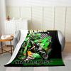 Feelyou Фланелевое флисовое одеяло с принтом для детей, мальчиков, девочек, с изображением мотокроссового гонщика, мотоцикла, розовое, для всех сезонов