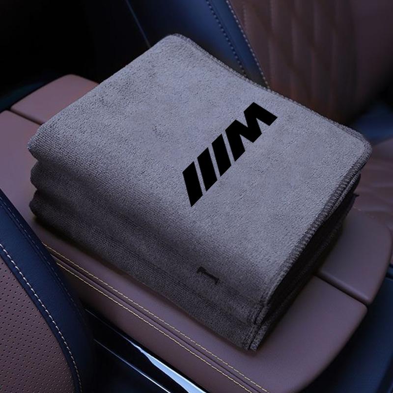 Microfiber Car Wash Towel Drying Cloth Cleaning Towels for BMW M F30 F10 E36 E46 E60 E87 E90 E92 X1 X4 X5 X6 G20 G30 Accessories LUBTW1
