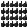 1/6/12/24Pcs Self Adhesive Cable Clips Pencil Holders Waterproof Wide Application Silicone Thumbs-Up Wall Hooks