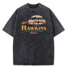 Quality Cotton Acid T Shirt American TV Series Stranger Vintage Washed Movie Tshirt ELEVEN 11 for Unisex Women