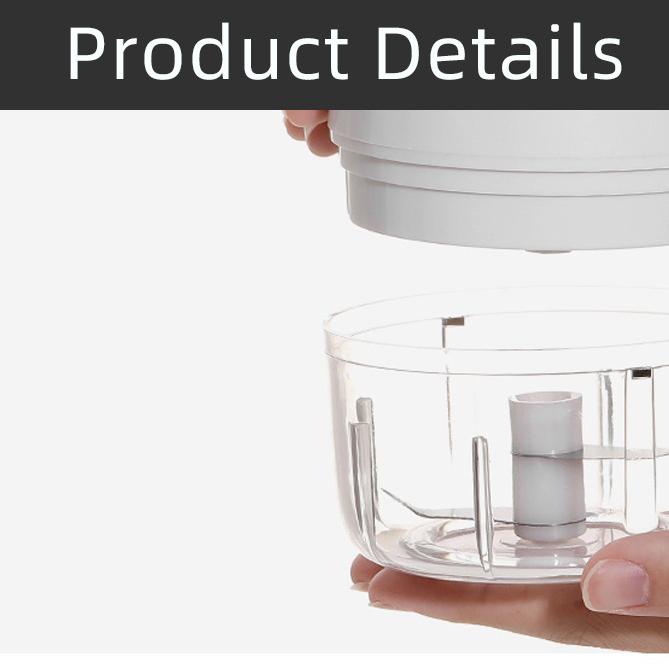 Электрический кухонный измельчитель еды, мини-давилка для чеснока, USB портативная мясорубка, измельчитель овощей для кухонных гаджетов YSL