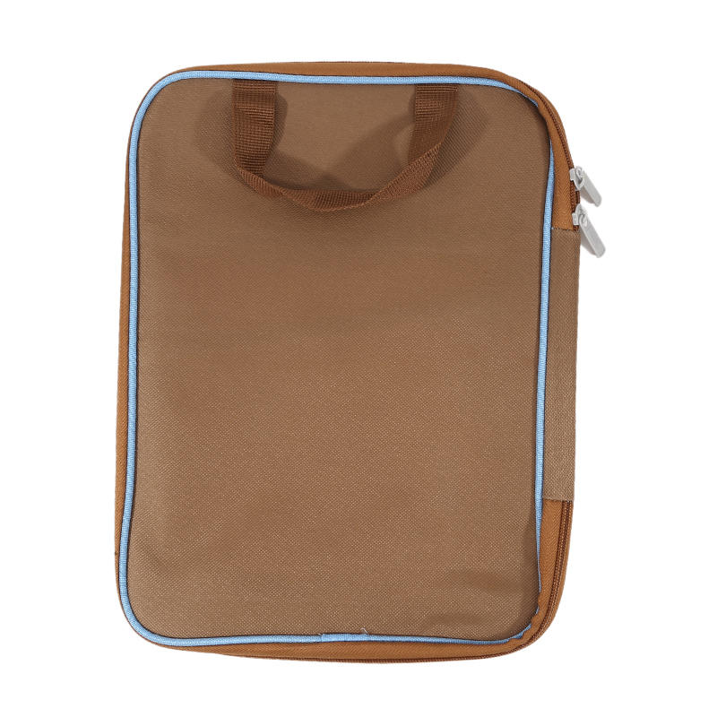 1PC Homework & College Papers Storage Pouch for Books Documents DIY Arts and Crafts Scrapbook Paper Transparent Zipper Document File Pouch