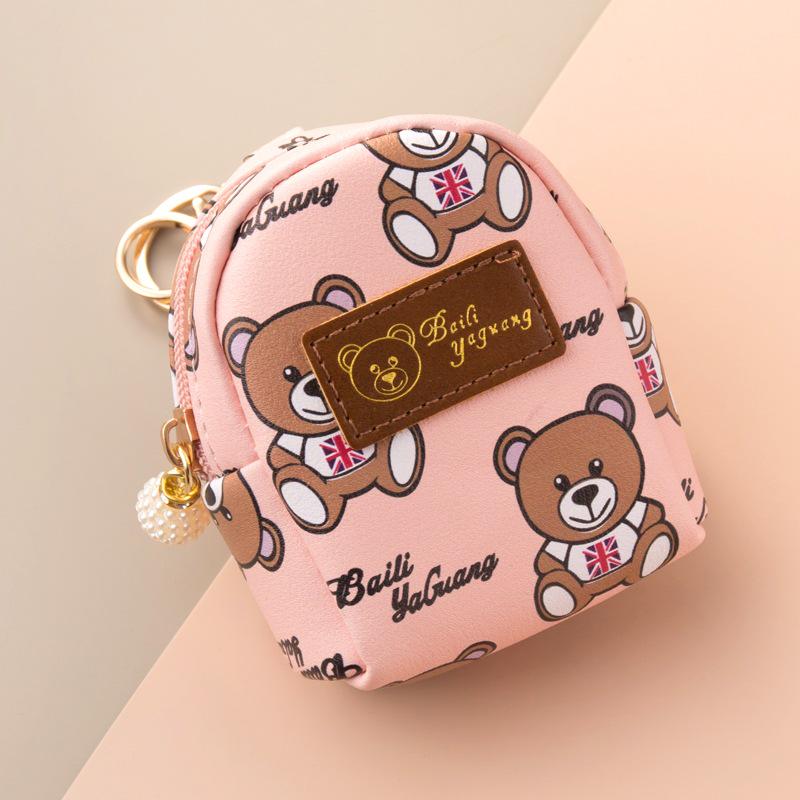 Кошелек для монет Girly Hot Style Cute Bear - Портативная и стильная сумка для ключей