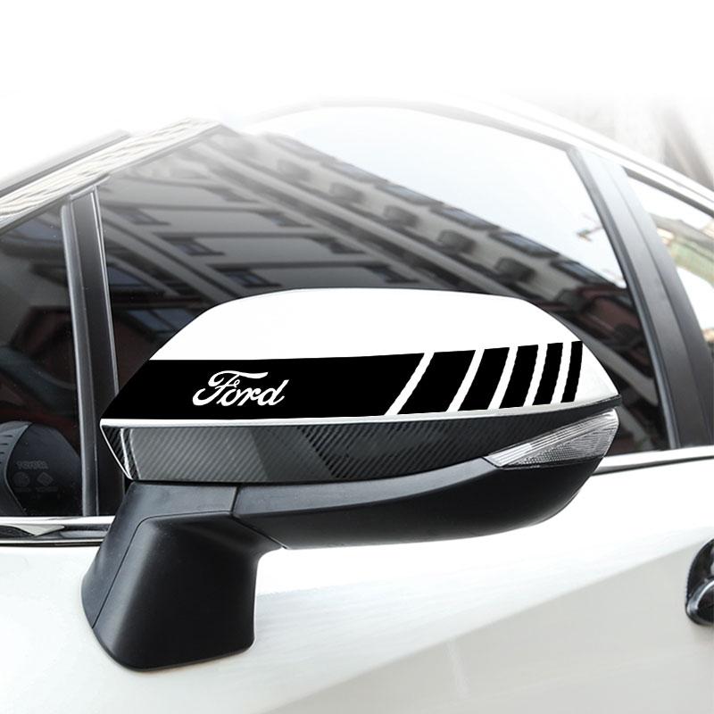 Автомобильное зеркало заднего вида боковая наклейка полоса наклейка кузов автомобиля для Ford Mustang Mondeo Focus Fiesta Escape Kuga Ecosport Ranger
