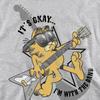 Garfield Unisex Adult IÂ´m with the Band Sweatshirt