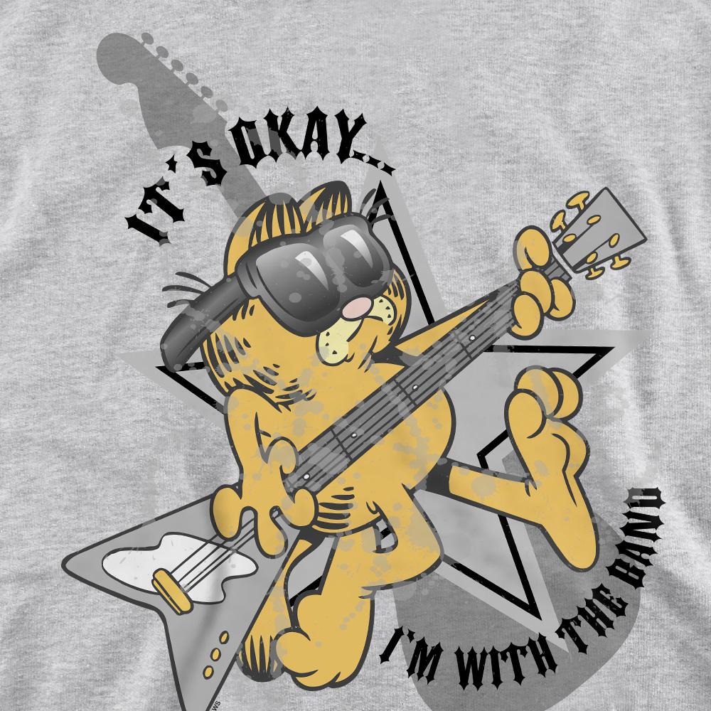 Garfield Unisex Adult I´m with the Band Sweatshirt