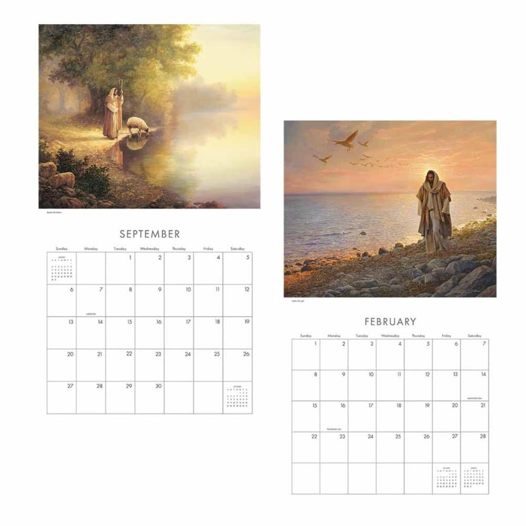 Календарь с живописью на 2026 год, Календарь из плотной бумаги для семейных праздников и подарков