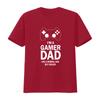 Gamer Dad T Shirt Im A Like Normal But Cooler Mens Fathers Day  vintage Washed Versatile graphic Top For Everyday Wear