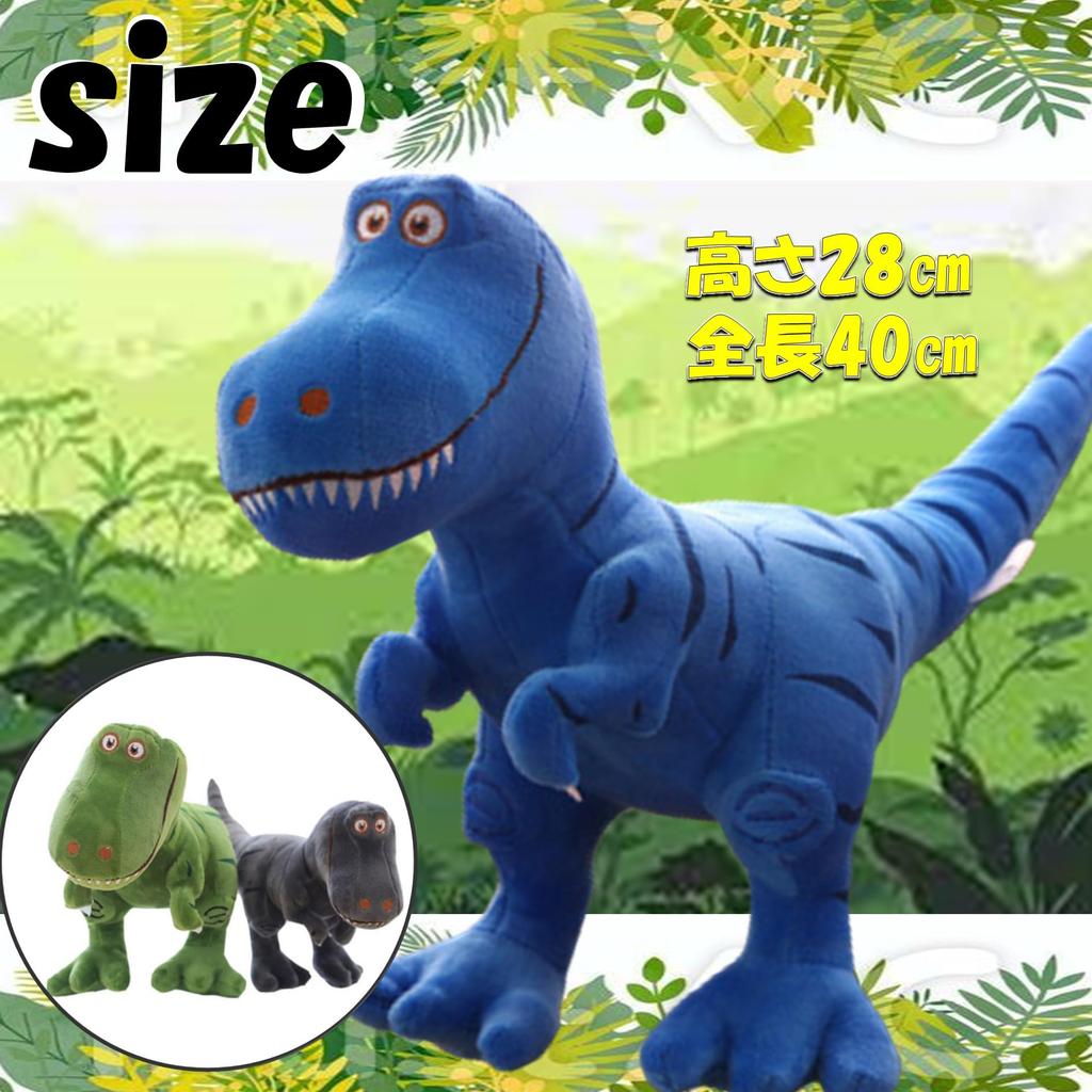MIMIA 40cm T-Rex Plush Dinosaur, Perfect Gift for Kids, Birthday Gift, Fluffy T-Rex Body Pillow (Gray)
