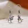 1 Pair of Fun Dinosaur-shaped Earrings with Niche Design and Temperament