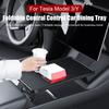 Центральный консольный поднос для еды, стол для Tesla Y 2021-2025 2025, складной центральный пульт управления, небольшой стол, обеденная тарелка