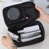 Small makeup bag, women's casual makeup bag, 2-layer travel makeup bag, daily use capacity