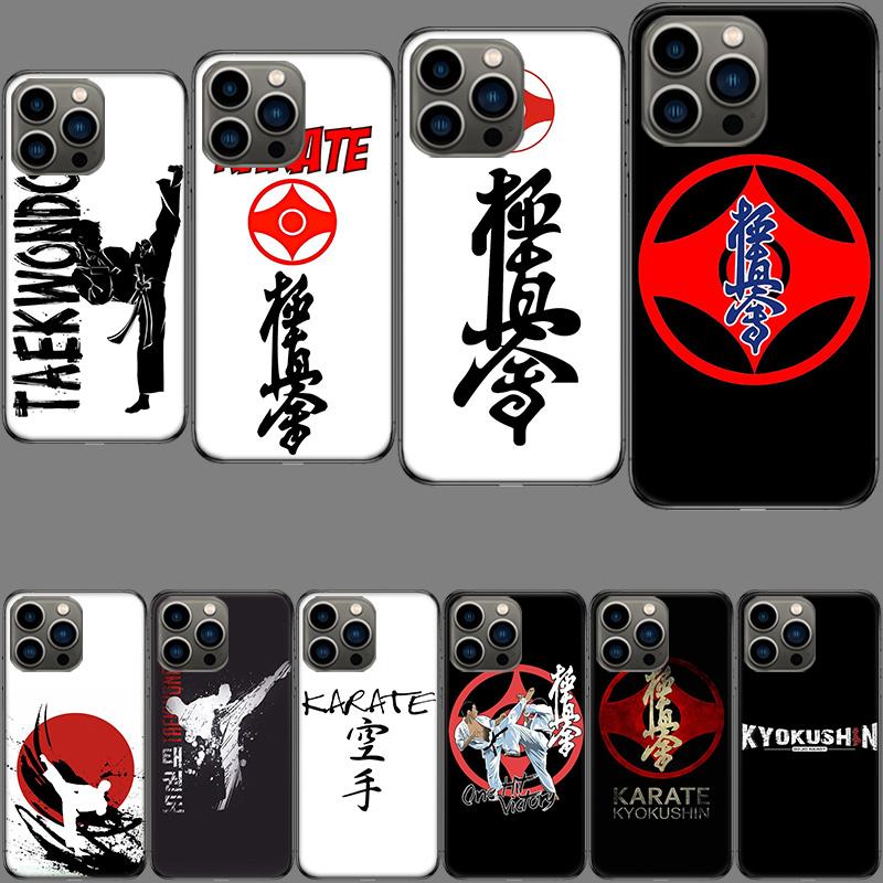 Чехол для телефона Kyokushin Karate Ояма Для Iphone 16E 15 Pro 14 Plus 17E 16 17 Pro Max Air 11 12 13 Mini Ударопрочный Capa Милый Cove