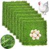 Realistic Artificial Grass Mat Green Fake Turf Artificial Grass Mats Decorative Turf for DIY Landscape Projects
