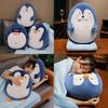 Cute And Adorable Penguin Plush Toy Pillow Blanket For Wholesale