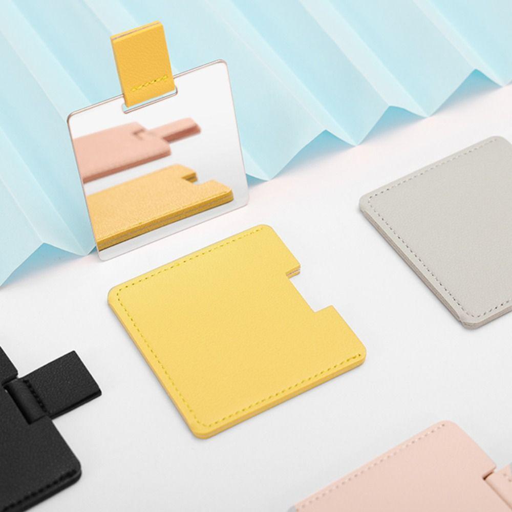 Solid Color Small Mirror Handheld Pocket Mirror High Quality Vanity Mirror