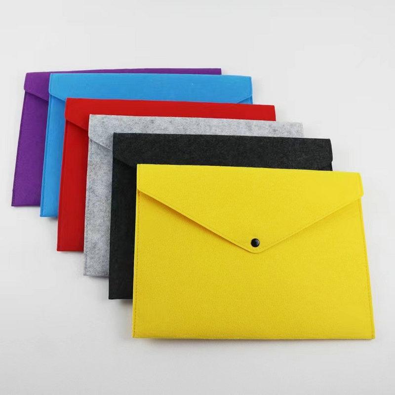 Felt A4 Handbag Business Document Clutch