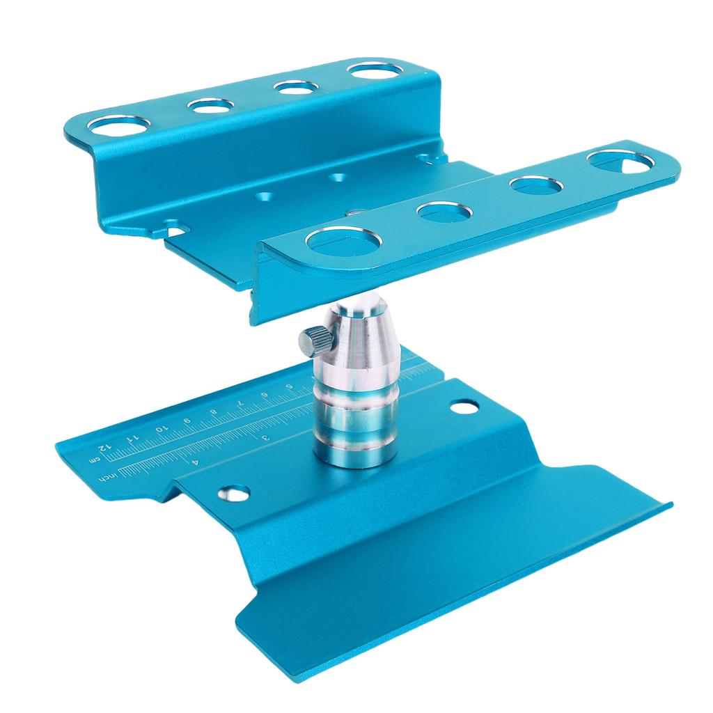 RC Car Work Stand for 1 10 1 8 360 Degree Rotatable Maintenance Workstation Repair Table Blue
