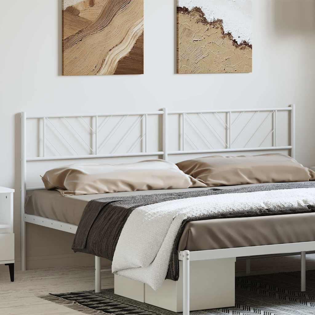 Replacement Headboard Metal White 193 cm