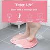 Silicone Massage Foot Cleaner Pad with Suction Cups Silicone Back Foot Washer 11.81x9.06inch for Seniors Men Women Bathroom Use