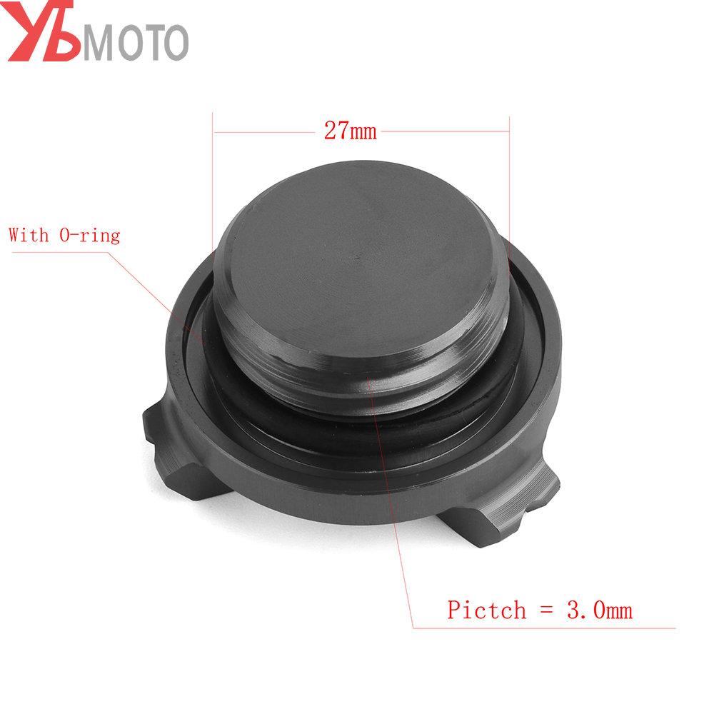 New For YAMAHA MT07 MT 07   MT-07 FZ07 2014- Accessories Motorcycle Aluminum Oil Filler Cap Engine Plug