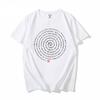 Новинки 2021VagaryTees Крутые Мужские Модные Футболки с Дизайном Иероглифов Сутра Сердца с Короткой Рукавом С Округлым Вырезом Хипстерские Футболки