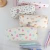 Large Capacity Bow Print Pencil Case INS Makeup Bag Simple Pen Bags  Back to School Gifts