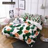 Cactus Duvet Cover Set King Queen Size Tropical Botanical Garden Print Green Plant For Girls Boys Teen Polyester Bedding Set