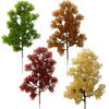 1 Branch Artificial Plant Fresh-keeping Vivid UV-resistant Flower Arrangement Fake Pine Stem for Courtyard