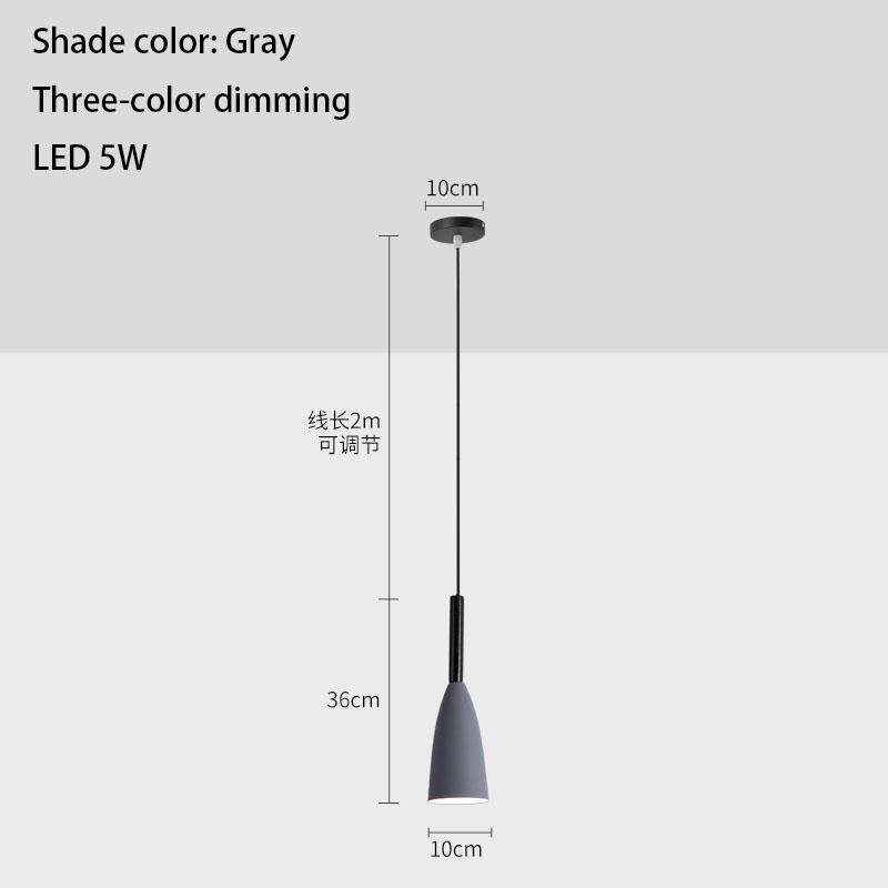 Nordic Modern Creative Chandelier Simple Pendent Multicolor Lamp Single Head Chandelier Спальня Кухня Ресторан Кофе-бар