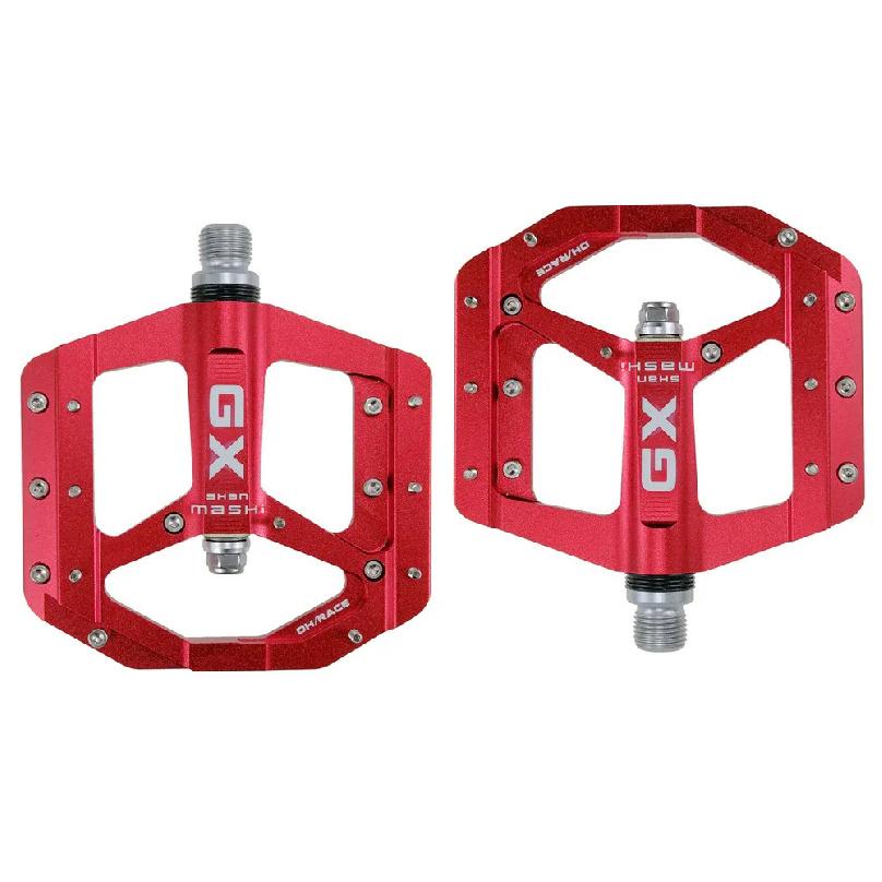 Новые GX плоские педали для велосипеда Герметичные педали CNC алюминиевый корпус Для MTB Дорожного Горного Велосипеда 3 подшипника Велосипедные Педали Запчасти