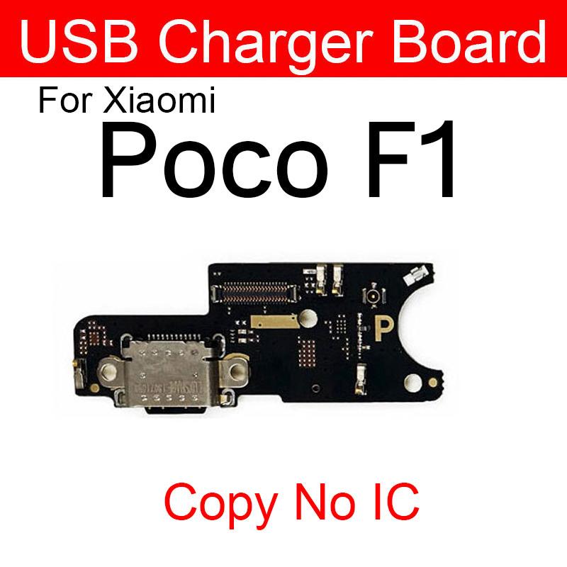 USB-зарядка док-порта, соединительная плата, гибкий кабель с микрофоном для Xiaomi Mi Poco F1 F2 Pro Poco X3 X2 C3 Mi Play, запасные части