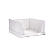 Stackable Storage Basket Plastic Large Open Drawer Wardrobe Cloth Container for Bedroom Living Room