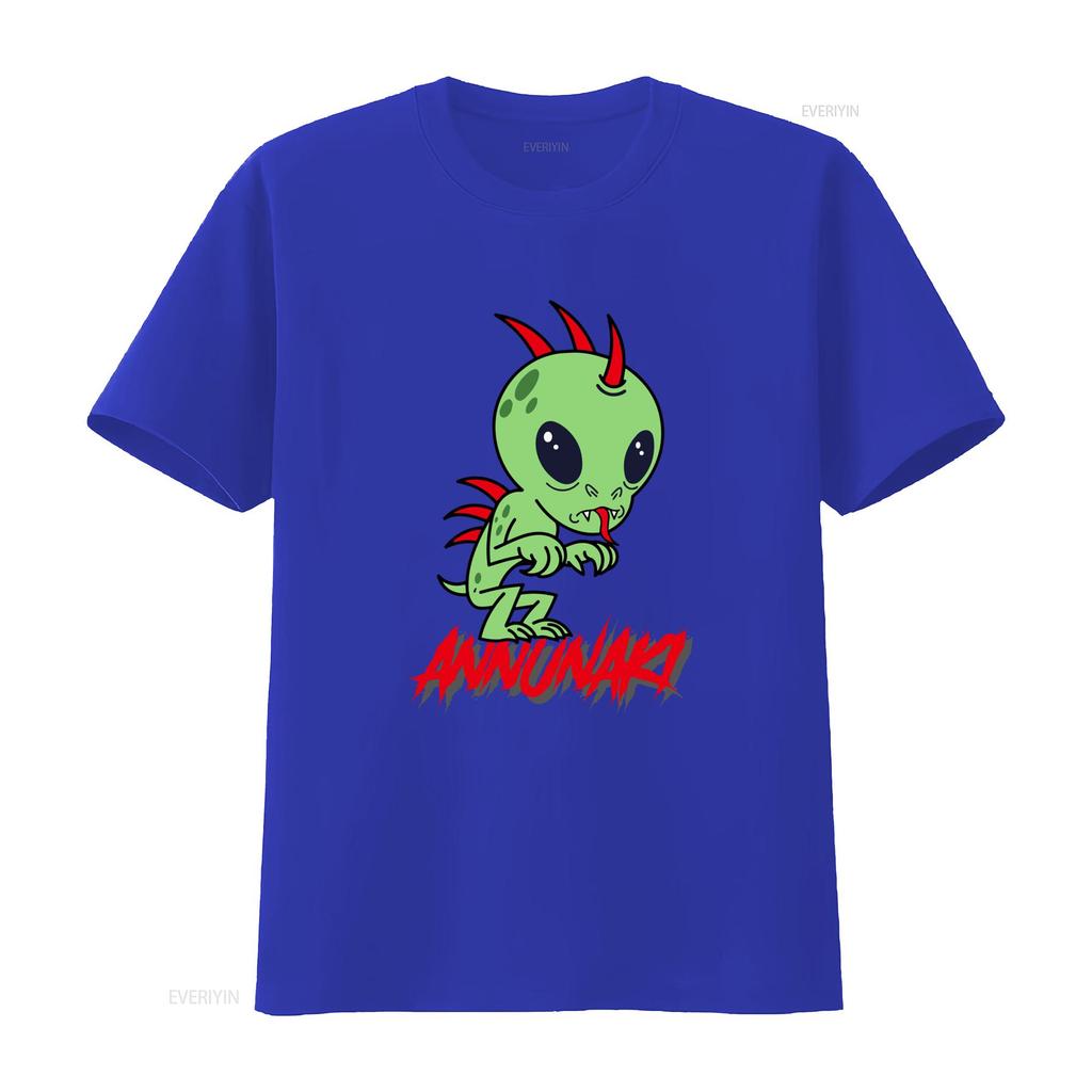 Annunaki Reptilian Alien T Shirt For Unisex Soft Cotton Crew Neck Vintage Casual Breathable Stylish Unisex Comfortable