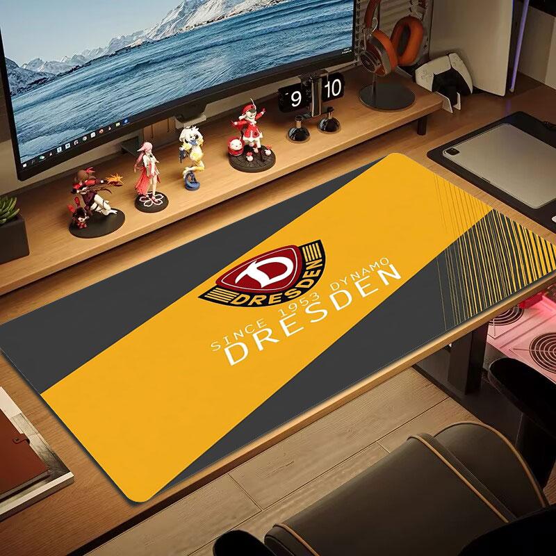 Dynamo Dresden Большой Коврик для Мыши Большой Игровой Коврик для Стола Нескользящий Ноутбук Планшет Большой Коврик для Мыши XXL Коврик Мини ПК Игровой Коврик с Заблокированным Краем