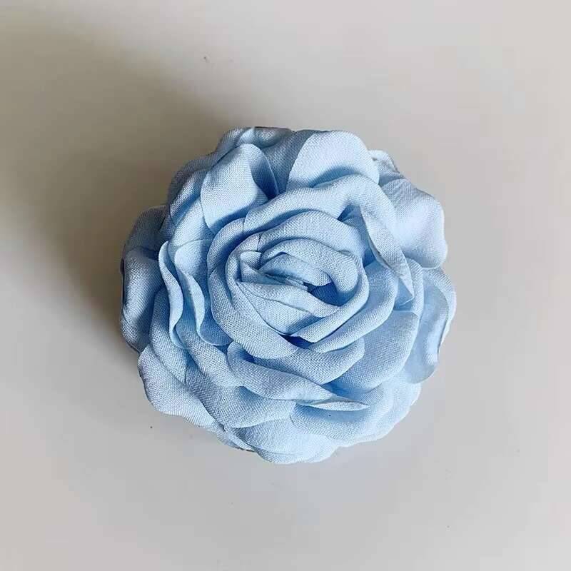 9 см Большие Заколки для волос в виде цветка Французский краб для женщин Аксессуары для волос Корейская заколка-акула для затылка Подарки для девочек