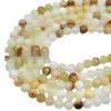 Afghan Beige & Green Jade Loose Beads Bracelet DIY Jewelry Accessories