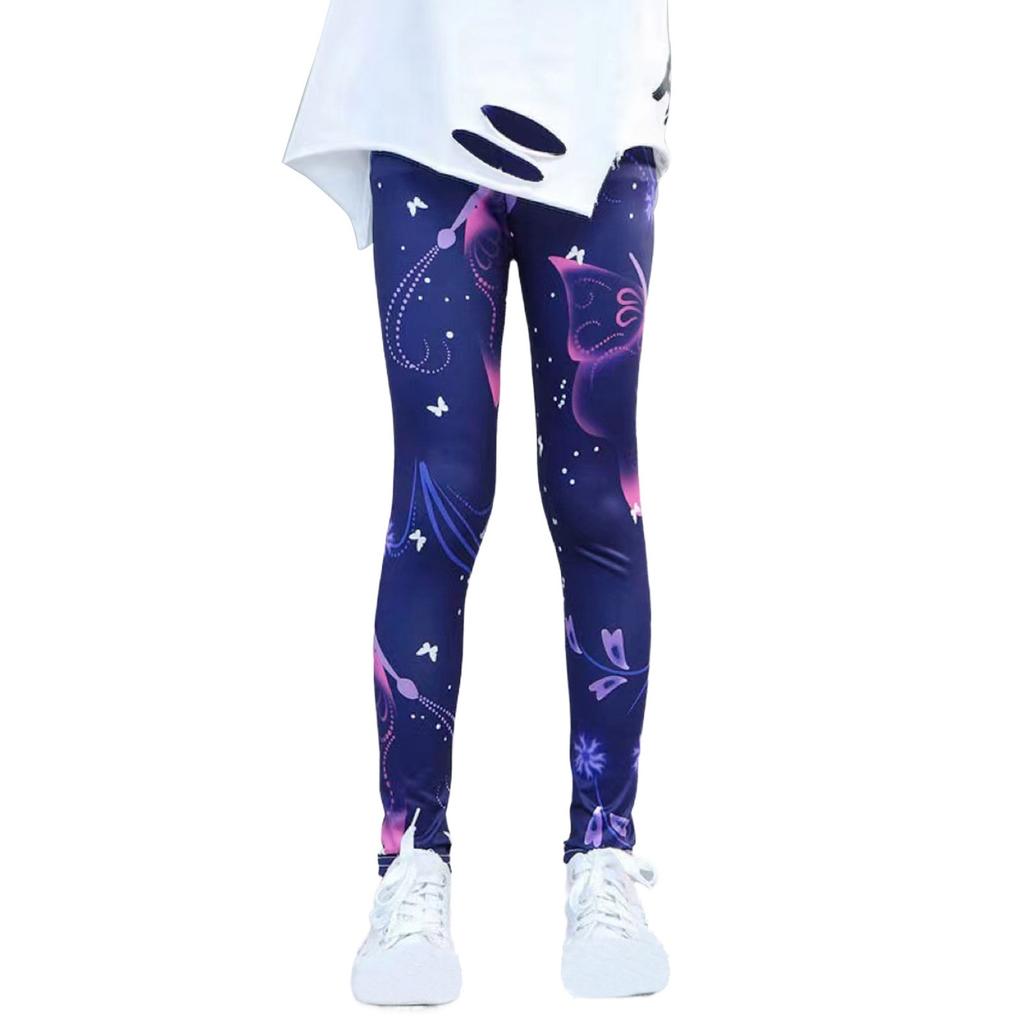 Штаны для йоги для девочек Штаны для девочек Штаны для велоспорта для больших детей