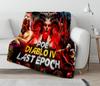 4 SIZEs  Last--Epoch Game Print Blanket Flannel Blanket Super Soft Comfort Gift for Home and  Sofa Bed bedroom Car Blanket