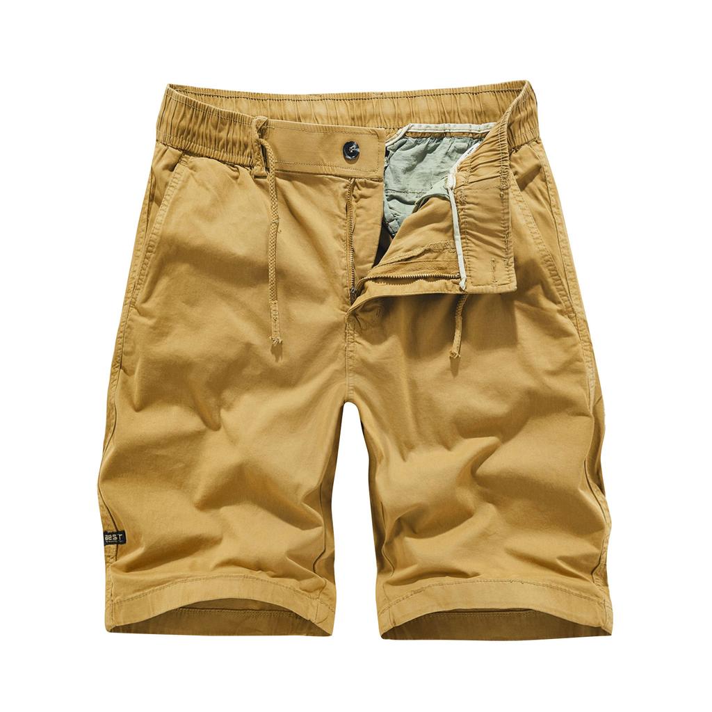 Мужские повседневные цветные карманные пляжные рабочие брюки-карго на открытом воздухе, шорты, брюки