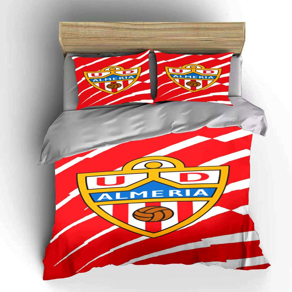 Red Soccer Team Bedding Set Bedding Duvet Cover Set Duvet Cover Pillowcases Home Decor (1 * Duvet Cover 2 * Pillowcases, without duvet insert)