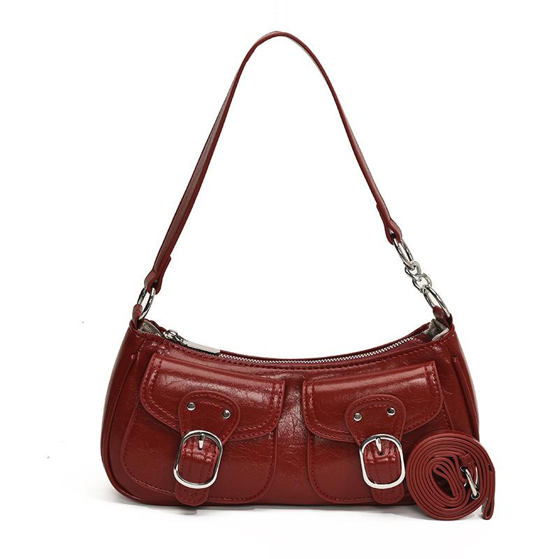 Сумка под мышкой в стиле локомотива женская 2025 новая модная сумка через плечо высококлассная трендовая повседневная сумка-мессенджер женская