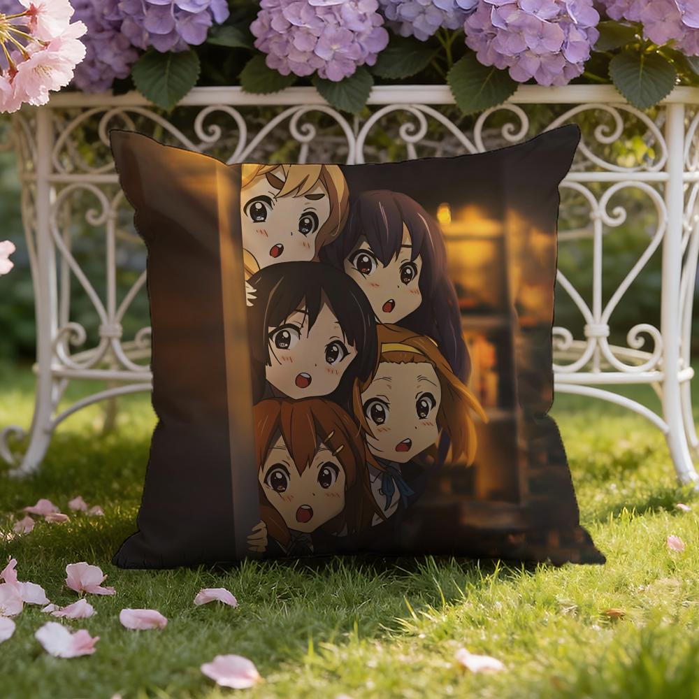Аниме K-K-ON! Милая Наволочка для Подушки Домашняя и Автомобильная Двухцелевая Наволочка: Двусторонняя конструкция для максимального комфорта