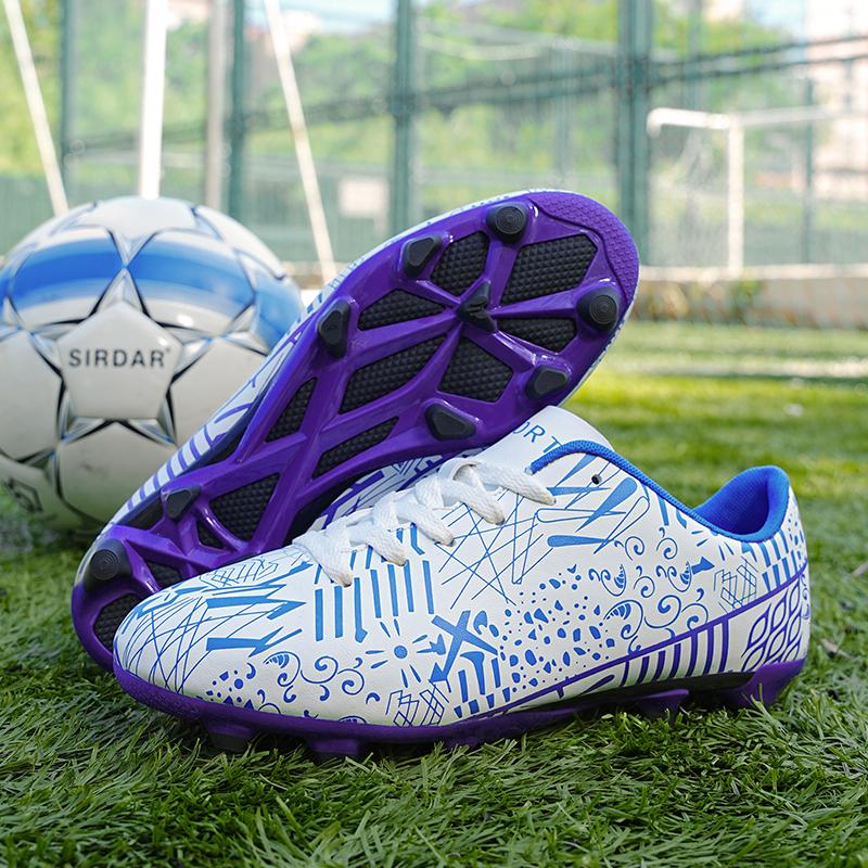 Fashion 33-45 Unisex Football Shoes Large Size Football Shoes Men's Training Special Children's Long Nail AG Children's Competition Training Football