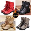 Genuine Leather Women Boots with Fur Soft Cowhide Women's Winter Shoes Ankle Boots