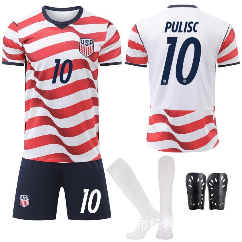2026 U.S. Canada Mexico World Cup No. 10 Jersey Prisic 8 McKenney Team Home Set Fan Edition