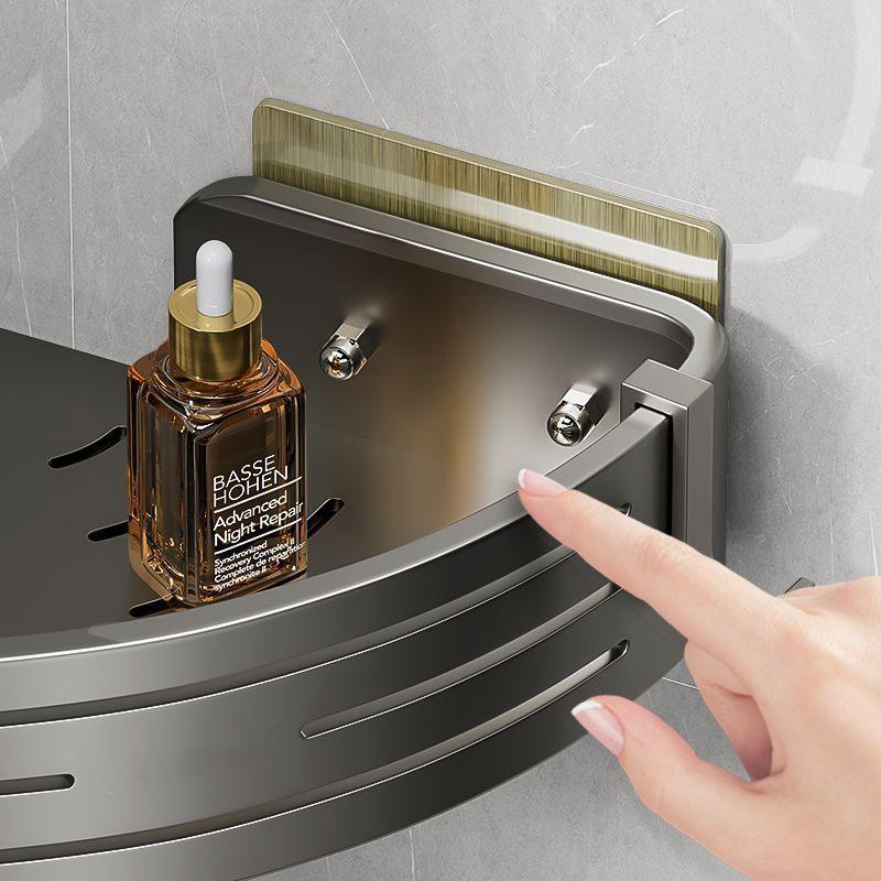 No-Drill Bathroom Triangle Storage Cabinet