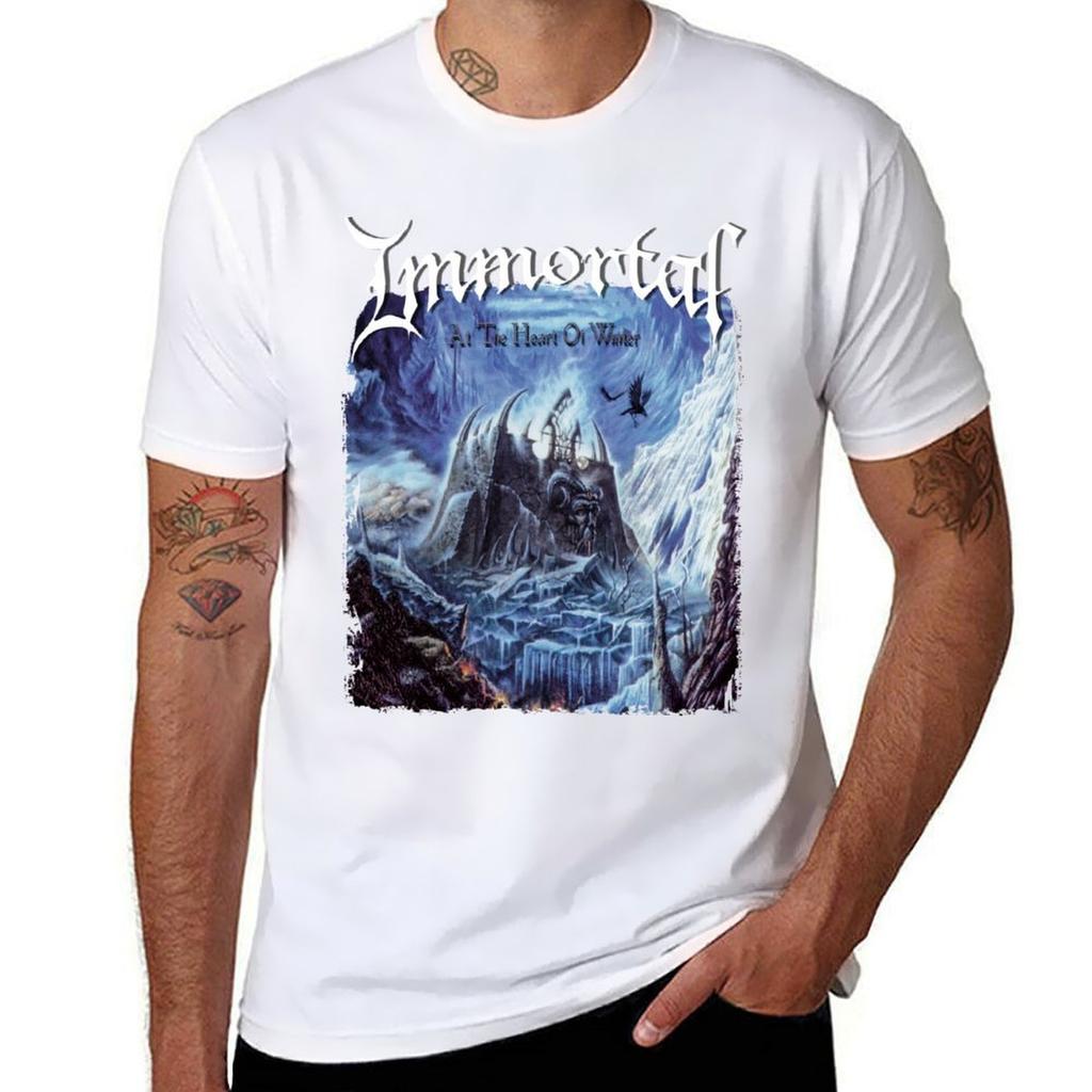 Immortal At The Heart Of Winter Tshirt Soft Basic Cotton Short Sleeve Tee Tshirt