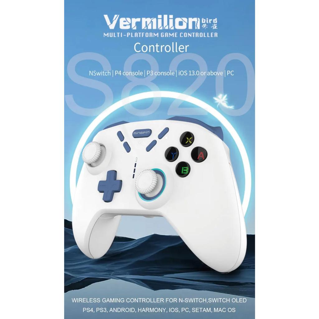 Беспроводной игровой контроллер, совместимый с Bluetooth, для Switch/ PS4/PS3/ Steam/ IOS13.4+/Android (HID)/ Геймпад-джойстик Harmony OS